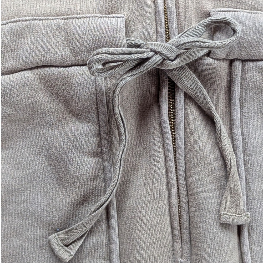 Alex Mill Cotton Terry Zip Front Jumpsuit Military Green Sz S - Picture 13 of 14